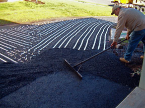 Retrofitting asphalt driveway with radiant heat