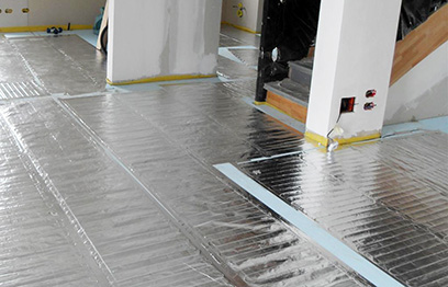 FoilHeat radiant floor heating system