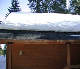 Roof deicing system installed to heat roof edges