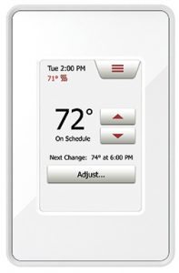 Radiant floor heating thermostat