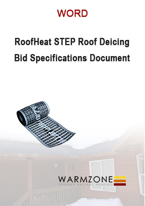 Low-voltage RoofHeat STEP bid specifications document