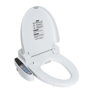 Bidet with heated toilet seat