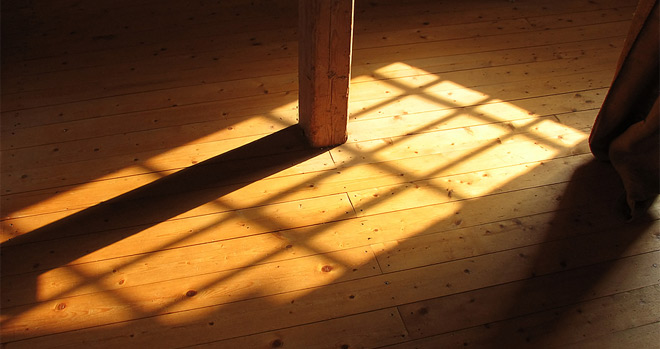 Heated hardwood floor