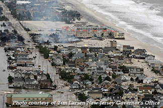 Damage from Hurricane Sandy