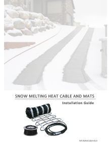 ClearZone Snow Melting System Installation Manual