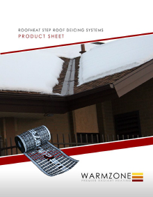 RoofHeat STEP low voltage roof heating product sheet cover