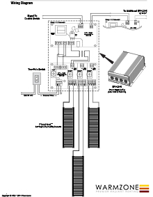 FloorHeat STEP low-voltage wiring diagram