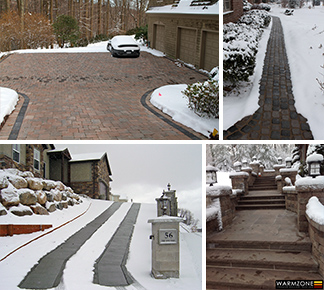 Custom heated driveways and sidewalks