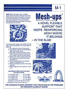 Mesh-ups data sheet