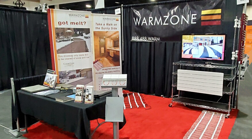 Warmzone booth 2019 Deseret News Home Show