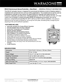 WS-2C Data Sheet cover