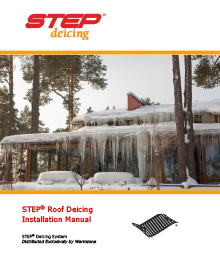 Low-voltage RoofHeat STEP roof deicing system installation manual