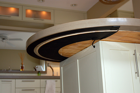 Stick-on countertop heater