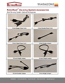 RetroRoof de-icing system Accessories guide