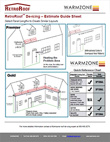 RetroRoof de-icing system estimate guide