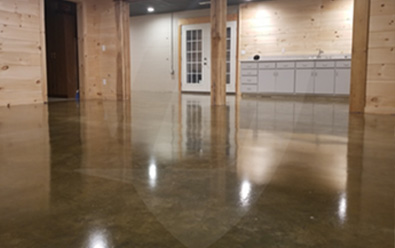 Heating concrete floors
