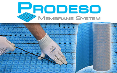 Heat hardwood floors with ComfortTile and the Prodeso floor heating membrane