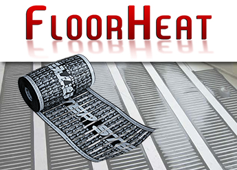 FloorHeat STEP floor heating systems for warming floating floors