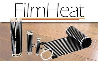 Heat laminate and floating floors with FilmHeat