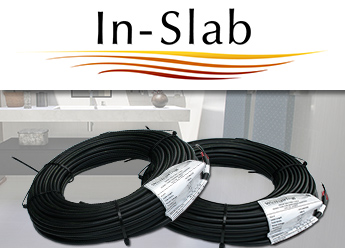 In-Slab floor heating systems for heating concrete floors