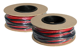 Rolls of ComfortTile floor heating cable