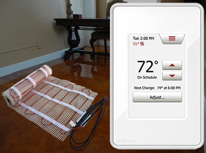 OJ Microline WiFi Touch Programmable Thermostat (UWG4-4999) for