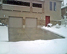 Install radiant heated driveway