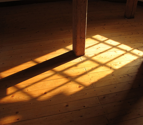 Radiant heated floor