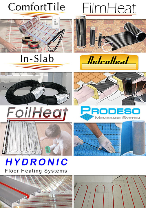Industry leading radiant floor heating systems