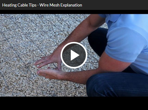 Heating cable installation tips