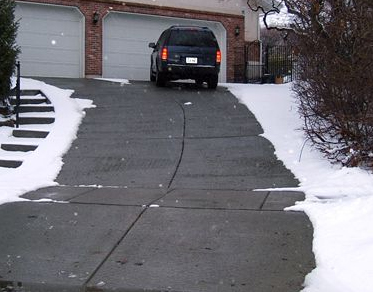 Retrofit driveways with radiant heat