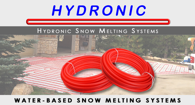 Hydronic snow melting systems
