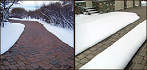 Paver heated driveways.