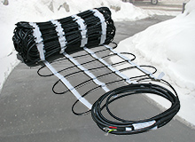 ClearZone driveway heating snow melting heat mats.
